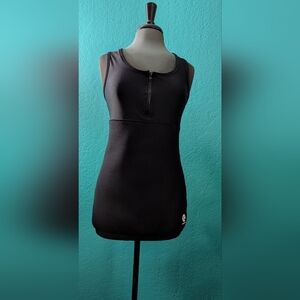 Black Sleeveless Zip-Up Shape wear Xinch brand Size LARGE